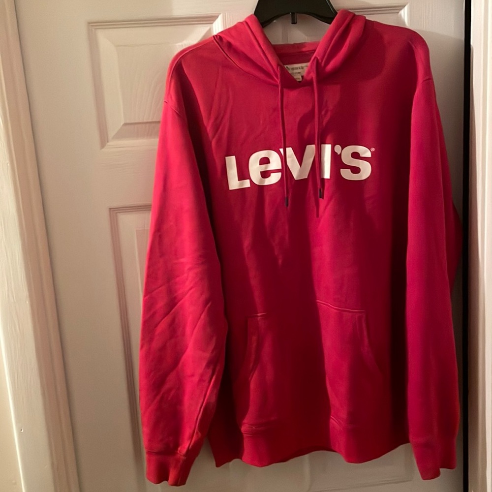 Men's XL Levi's Hoodie Red